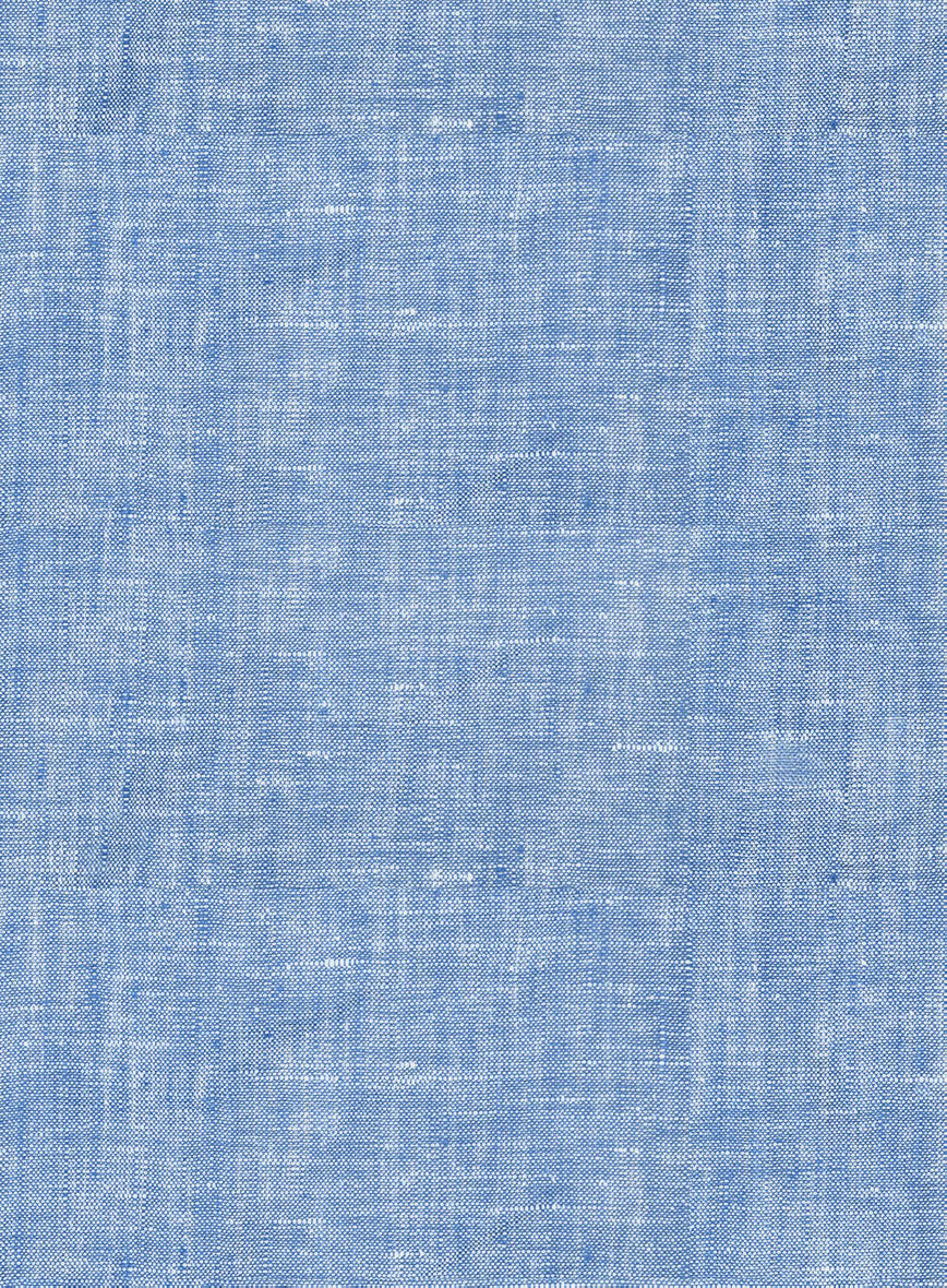 Desert Blue Linen Shorts - StudioSuits