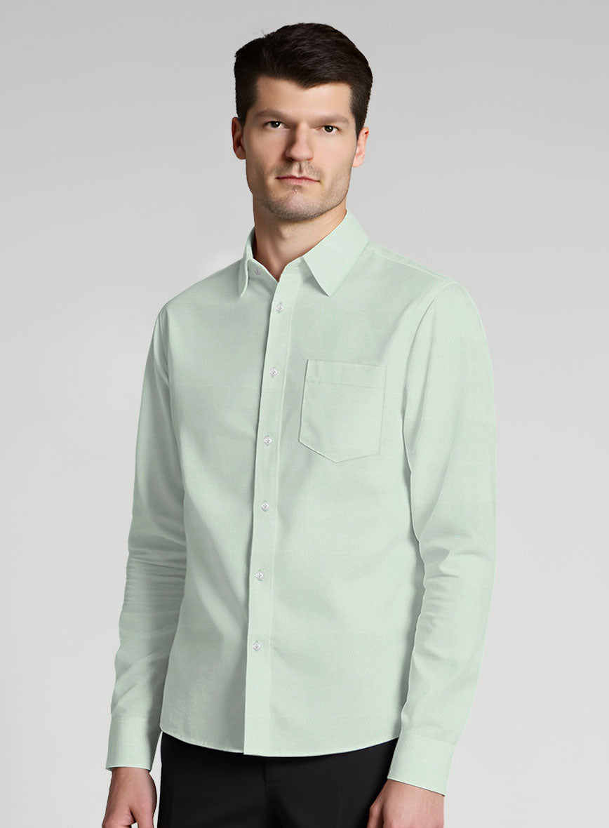 Dewlight Oxford cotton Lycra Shirt - StudioSuits