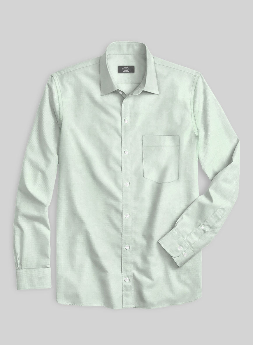 Dewlight Oxford cotton Lycra Shirt - StudioSuits