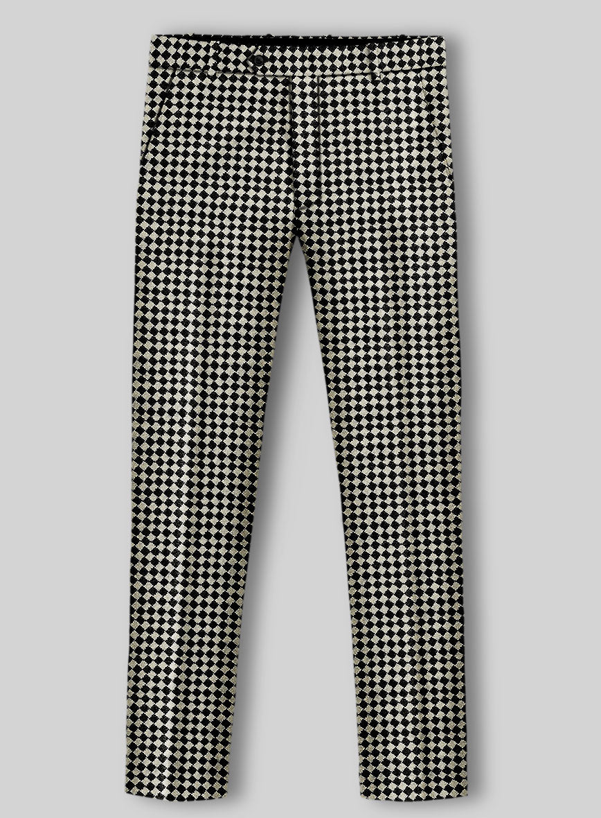 Diamond Noir Tweed Pants - StudioSuits