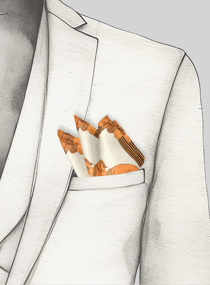Diorama Silk Pocket Square - StudioSuits
