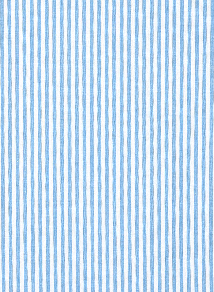Dockside Stripe Cotton Shirt - StudioSuits