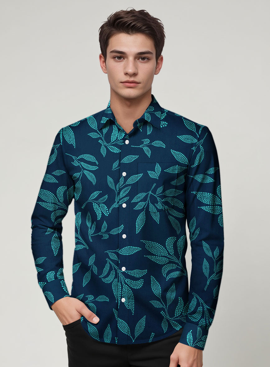 Dotleaf Drift Cotton Lycra Shirt - StudioSuits