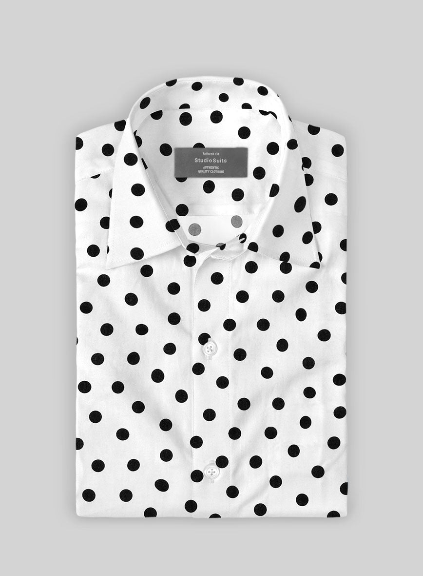 Dot Theory Cotton Shirt - StudioSuits