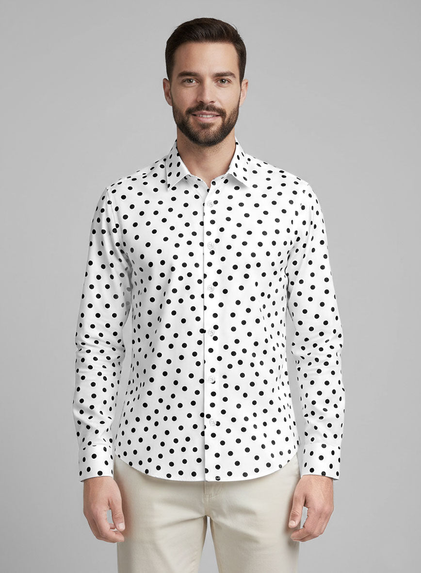 Dot Theory Cotton Shirt - StudioSuits
