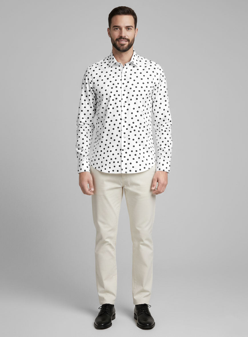 Dot Theory Cotton Shirt - StudioSuits
