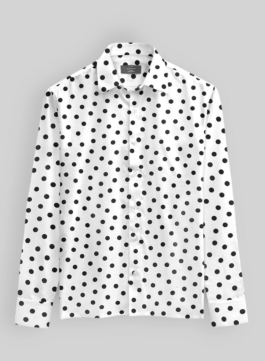 Dot Theory Cotton Shirt - StudioSuits