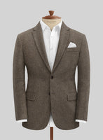 Dapper Brown Tweed Suit - StudioSuits