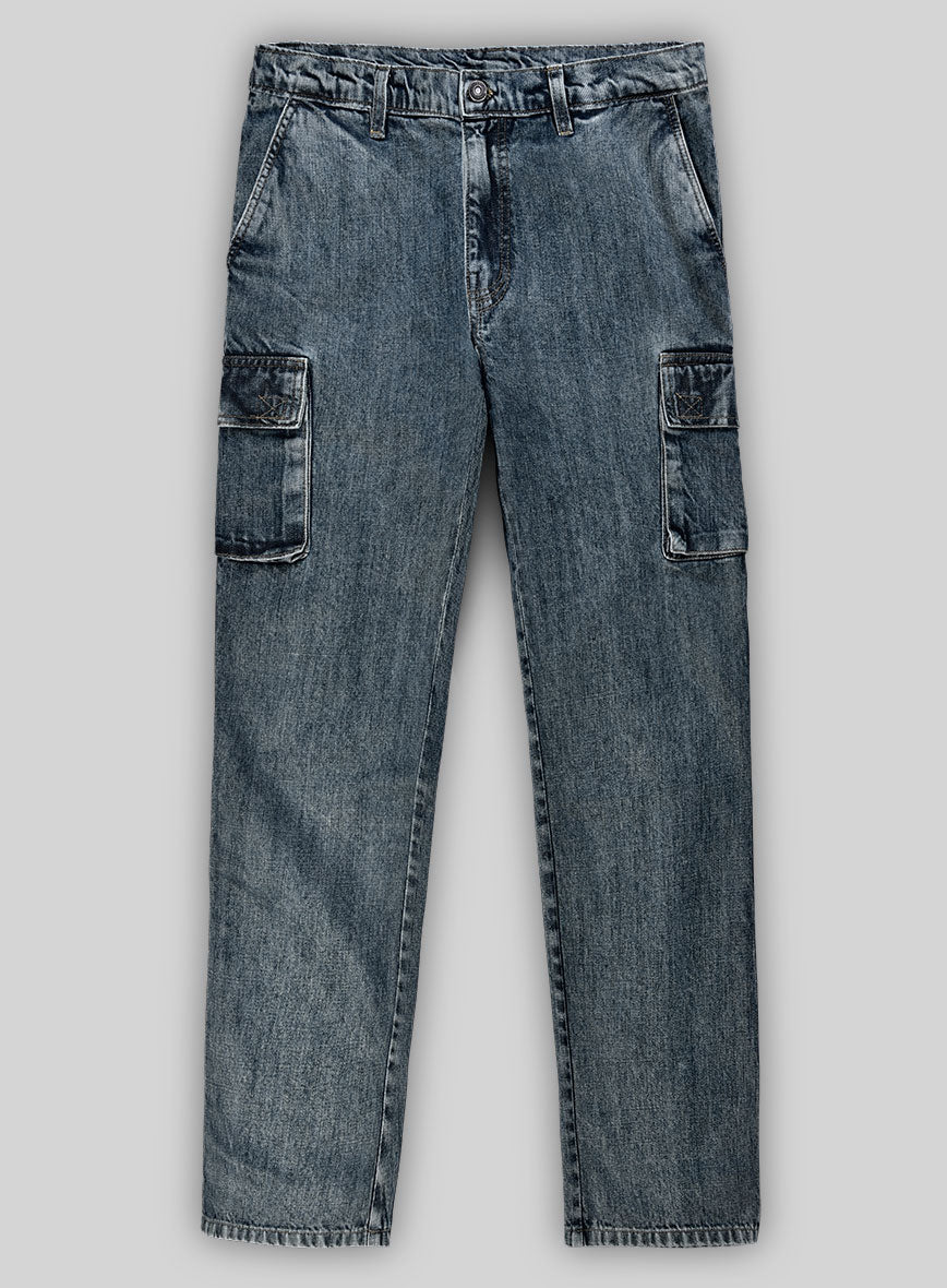 Drift Cargo Cloud Denim Jeans - StudioSuits