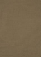 Dark Beige Feather Cotton Canvas Stretch Jacket - StudioSuits