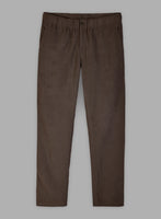 Easy Pants Dark Brown Corduroy - StudioSuits
