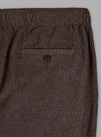 Easy Pants Dark Brown Corduroy - StudioSuits