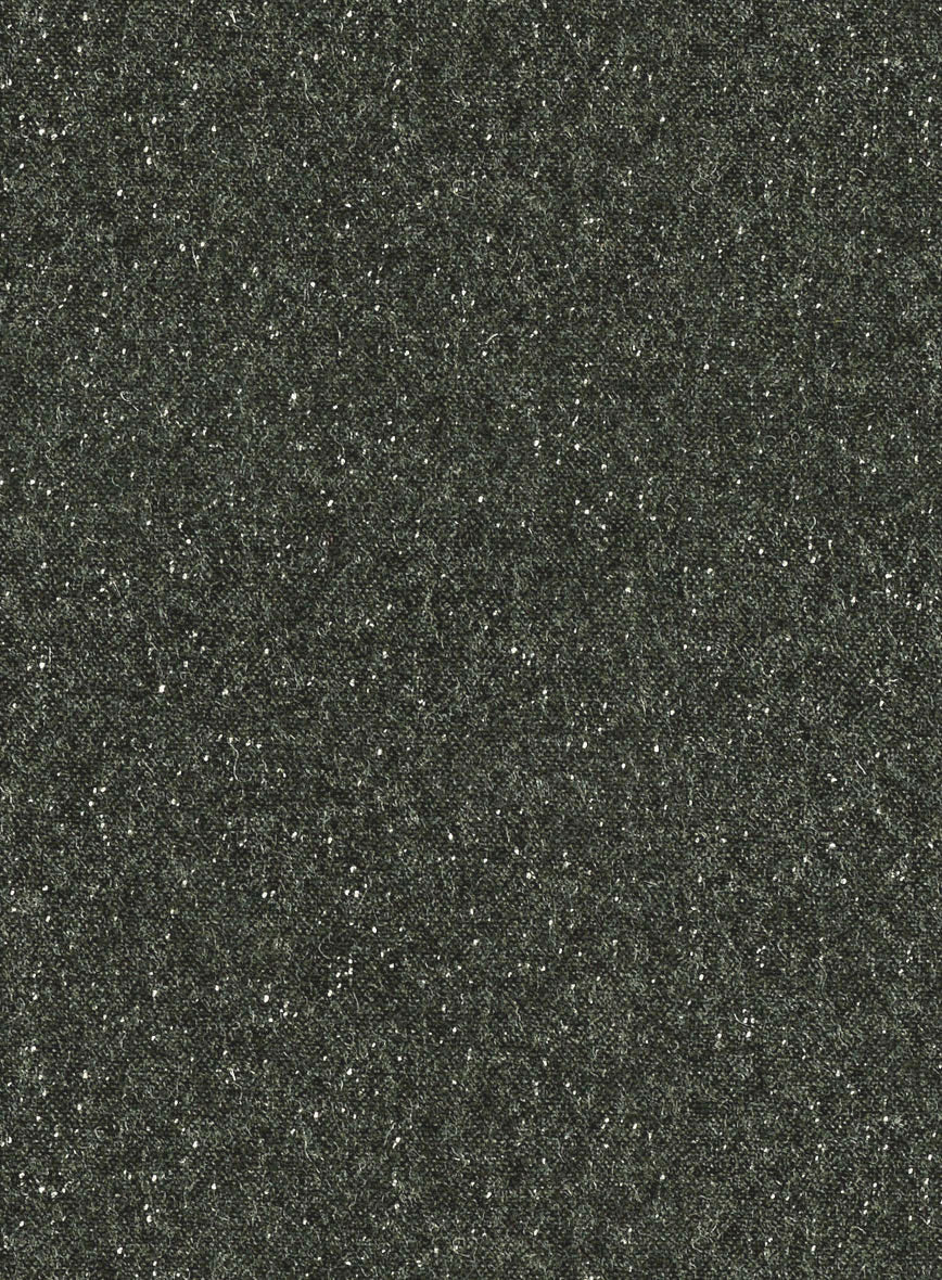 Dark Olive Flecks Donegal Tweed Suit - StudioSuits