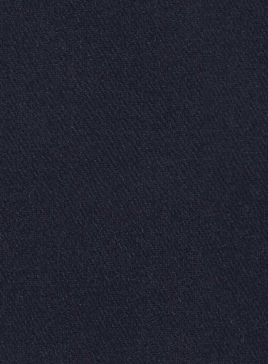 Dark Violet Heavy Tweed Pants - StudioSuits