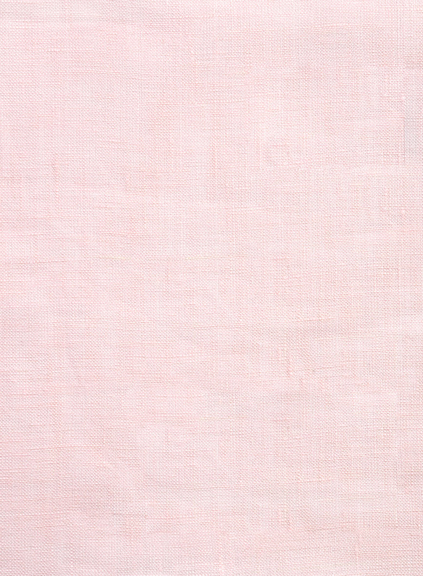 Dublin Baby Pink Linen Shirt - StudioSuits