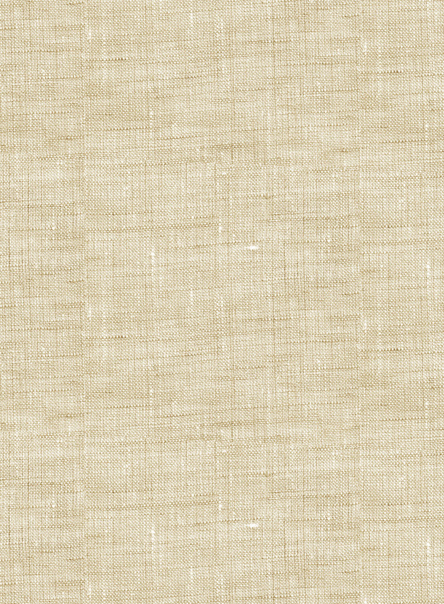 Dublin Barley Brown Linen Shirt - StudioSuits