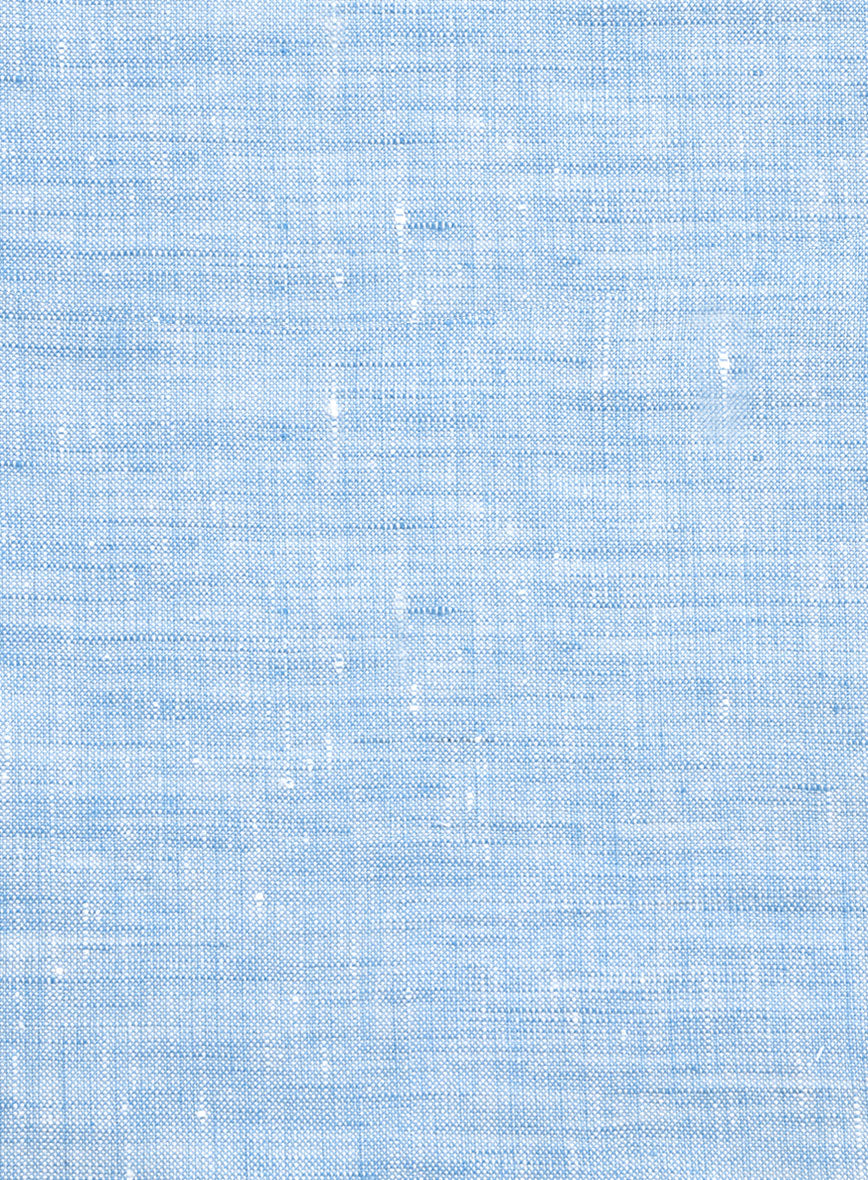 Dublin Blue Linen Shirt - StudioSuits