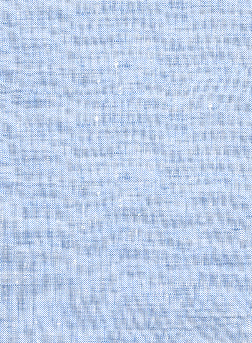 Dublin Blue Linen Shirt - StudioSuits