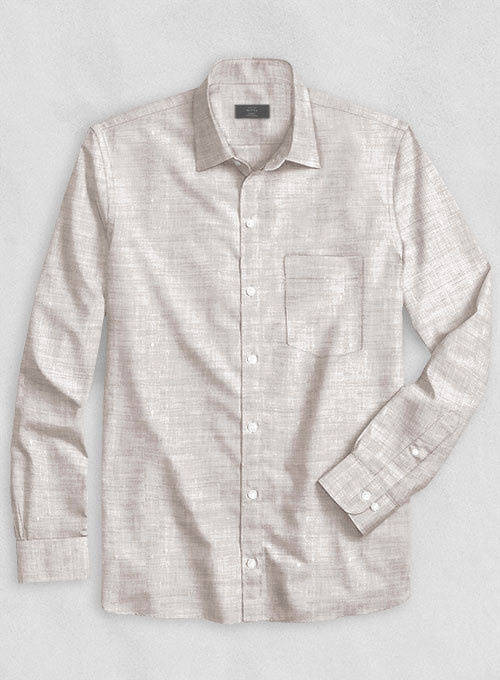 Dublin Fawn Linen Shirt - StudioSuits