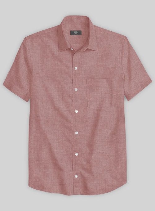 Dublin Dry Rose Linen Shirt - StudioSuits