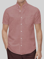 Dublin Dry Rose Linen Shirt - StudioSuits