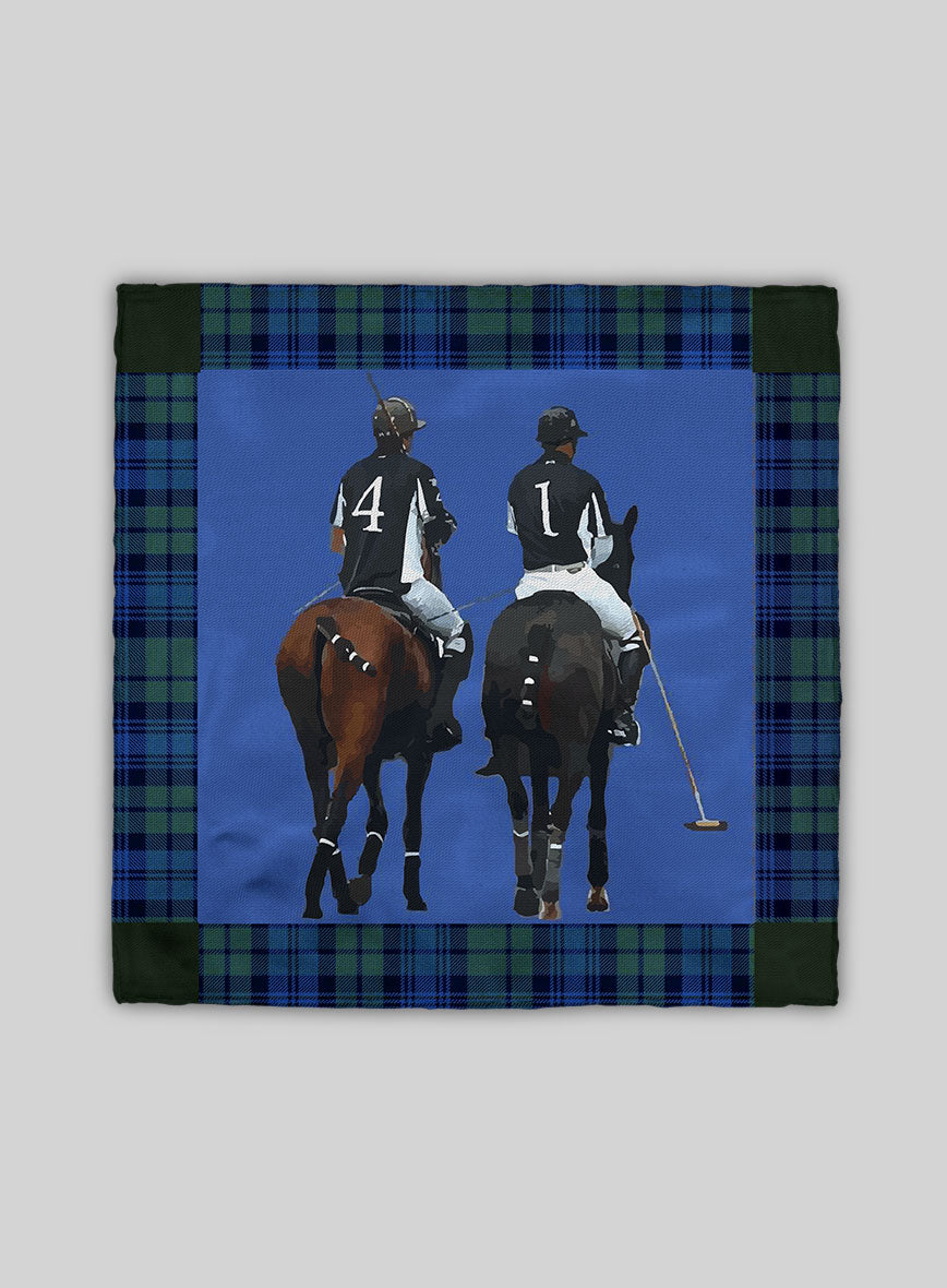 Dunleigh Polo Silk Pocket Square - StudioSuits