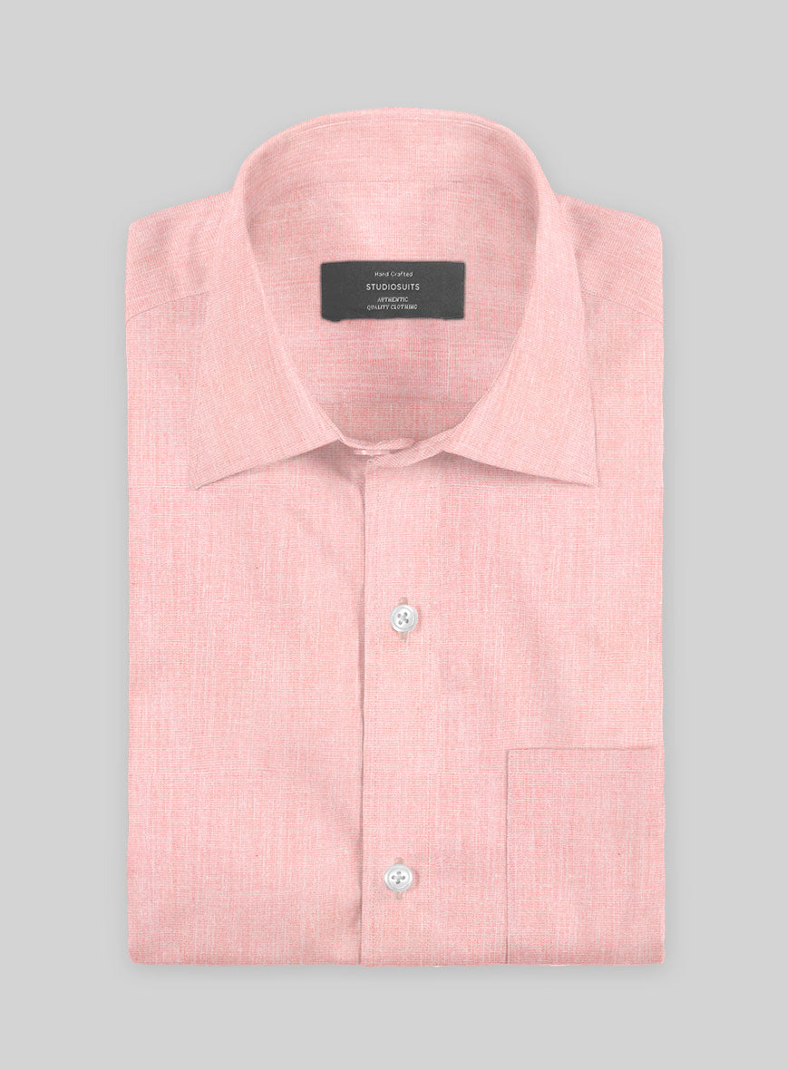 Dusky Pink Cotton Shirt - StudioSuits