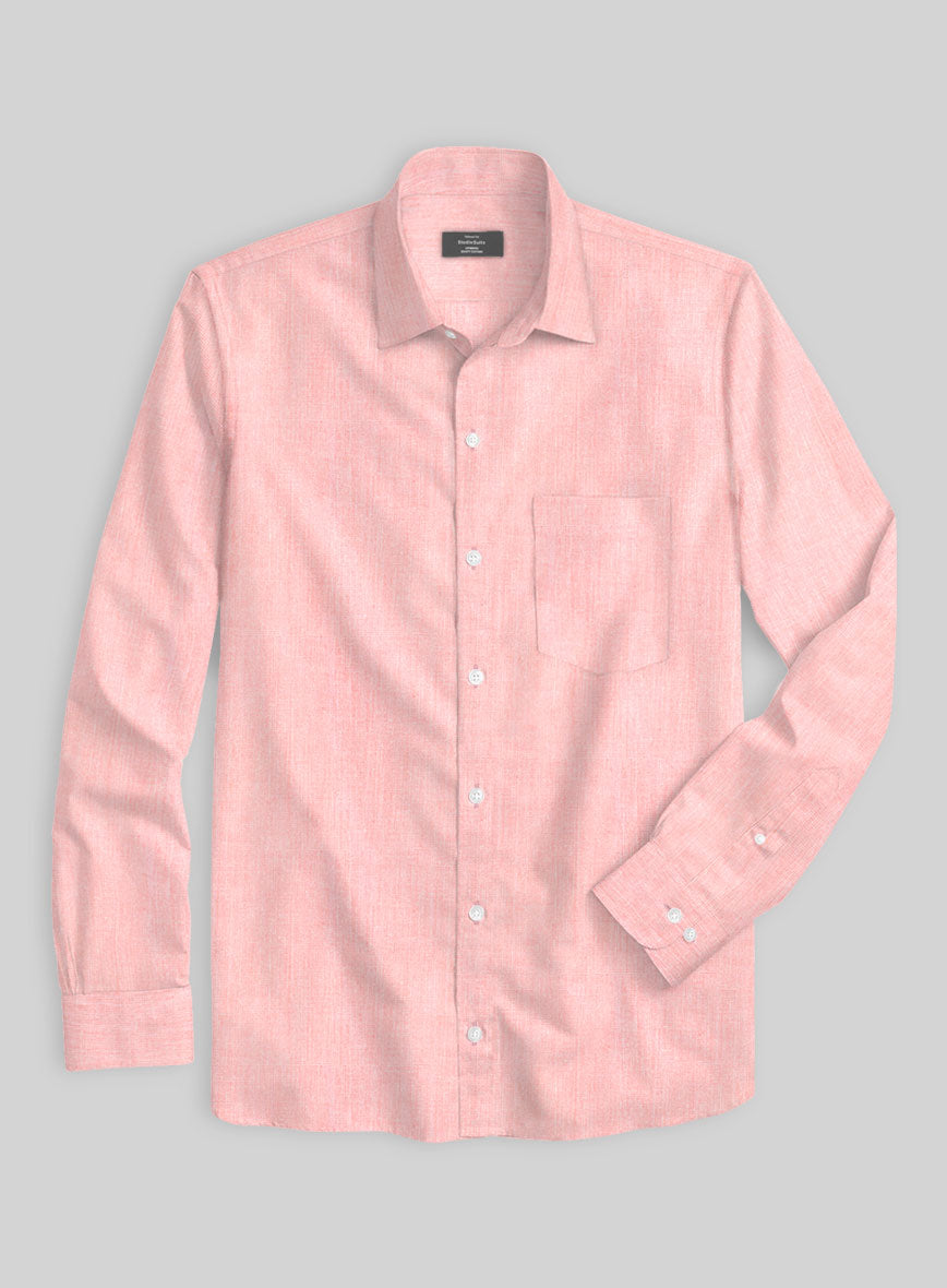 Dusky Pink Cotton Shirt - StudioSuits
