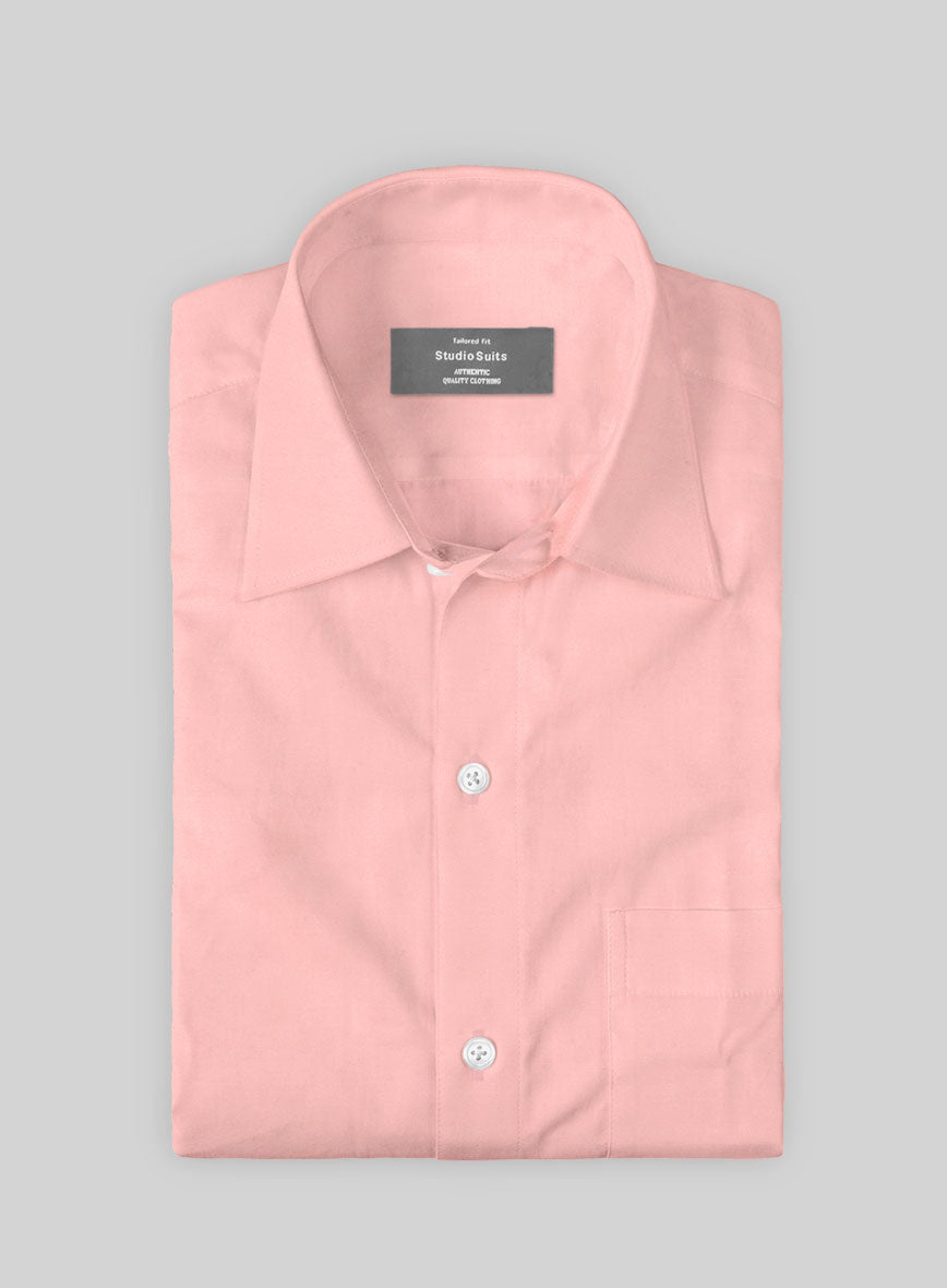 Dusty Rose Cotton Shirt - StudioSuits