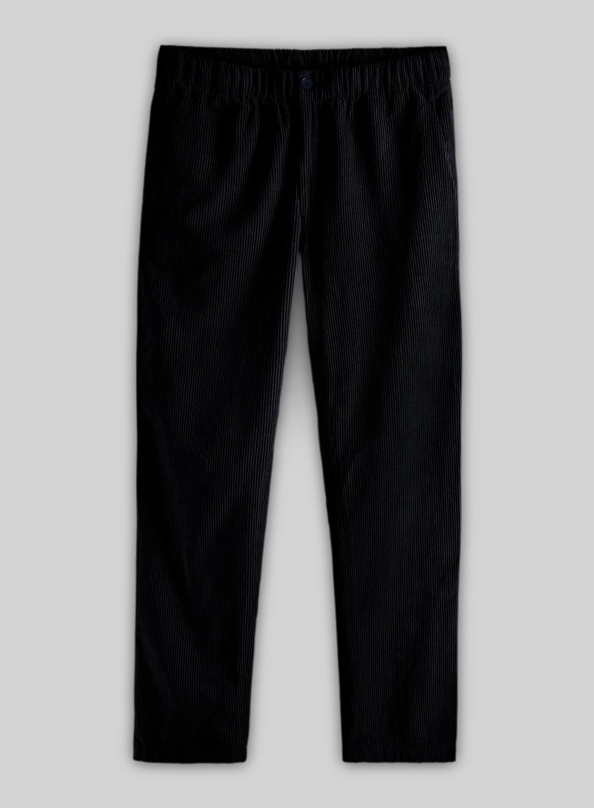 Easy Pants Navy Blue Corduroy - StudioSuits