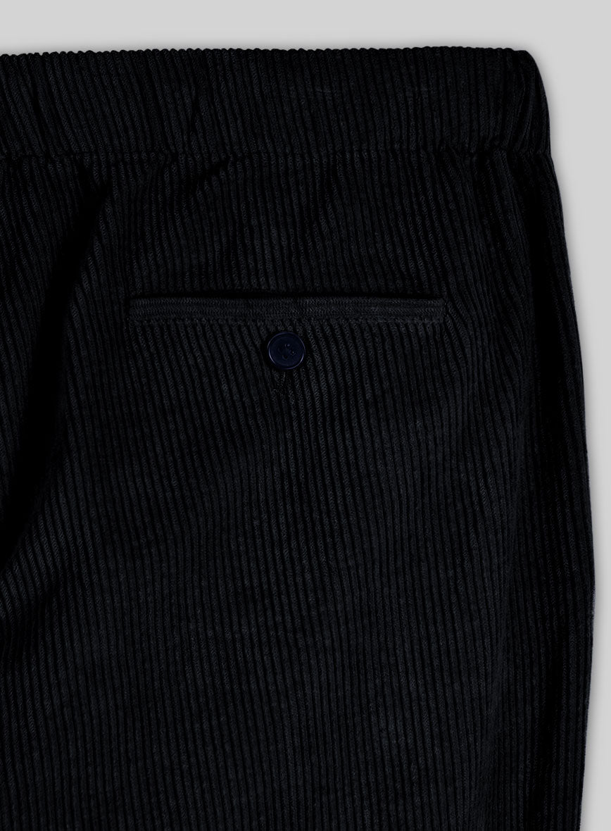 Easy Pants Navy Blue Corduroy - StudioSuits