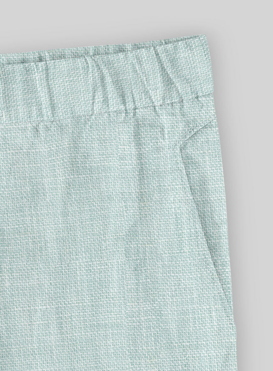 Easy Pants Italian Linen Mint Green - StudioSuits