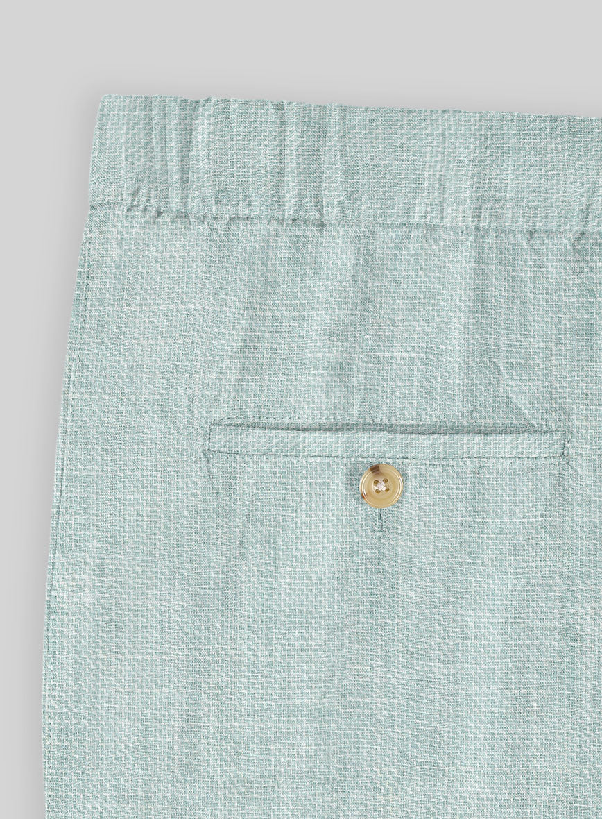 Easy Pants Italian Linen Mint Green - StudioSuits
