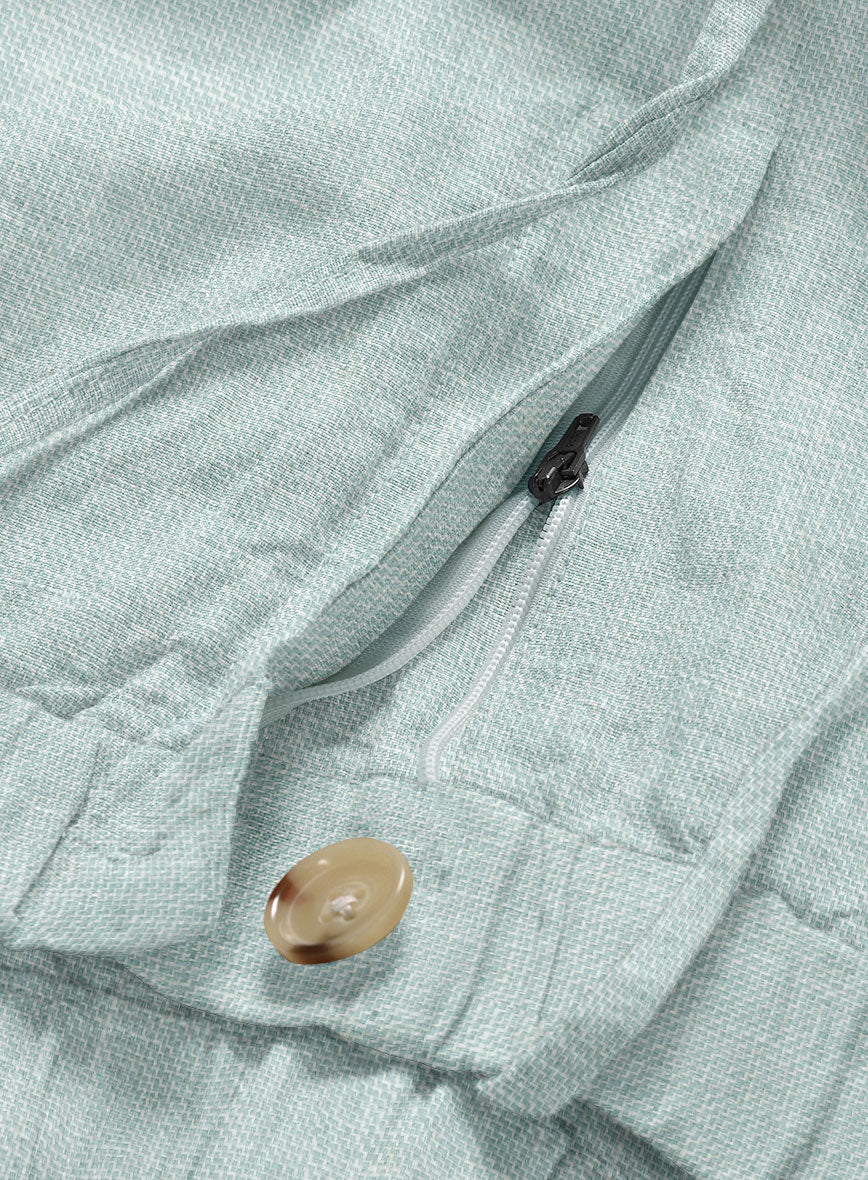 Easy Pants Italian Linen Mint Green - StudioSuits