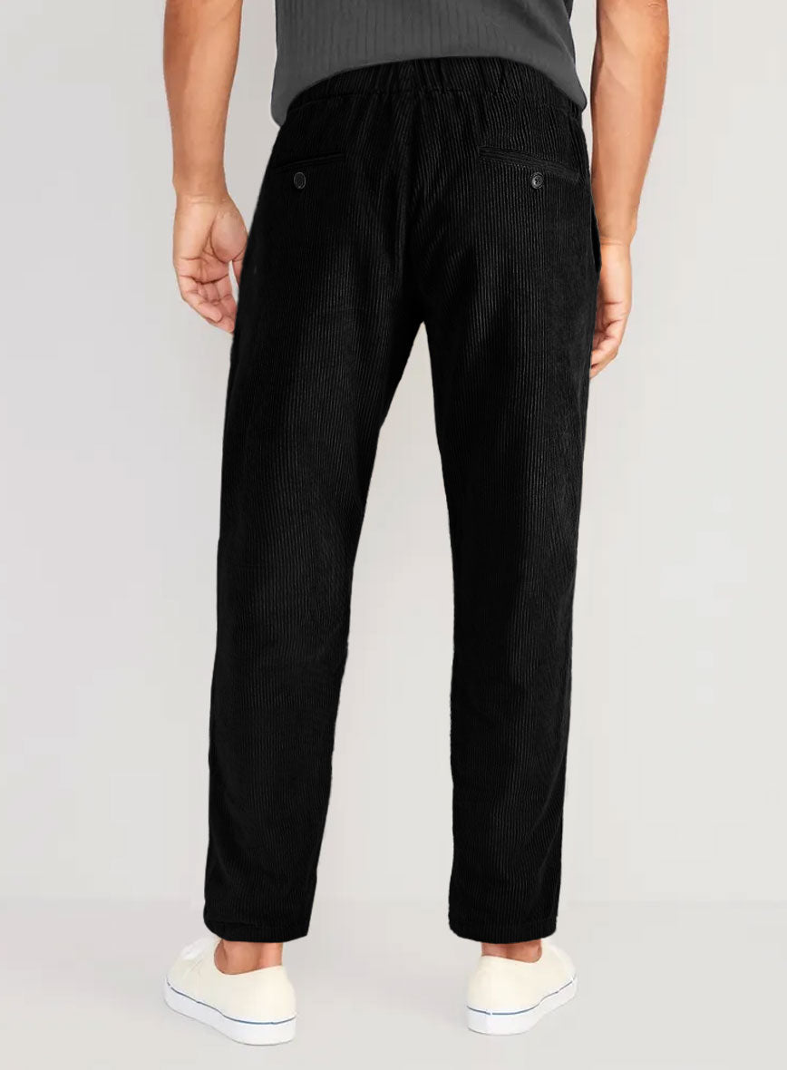 Easy Pants Black Corduroy - StudioSuits
