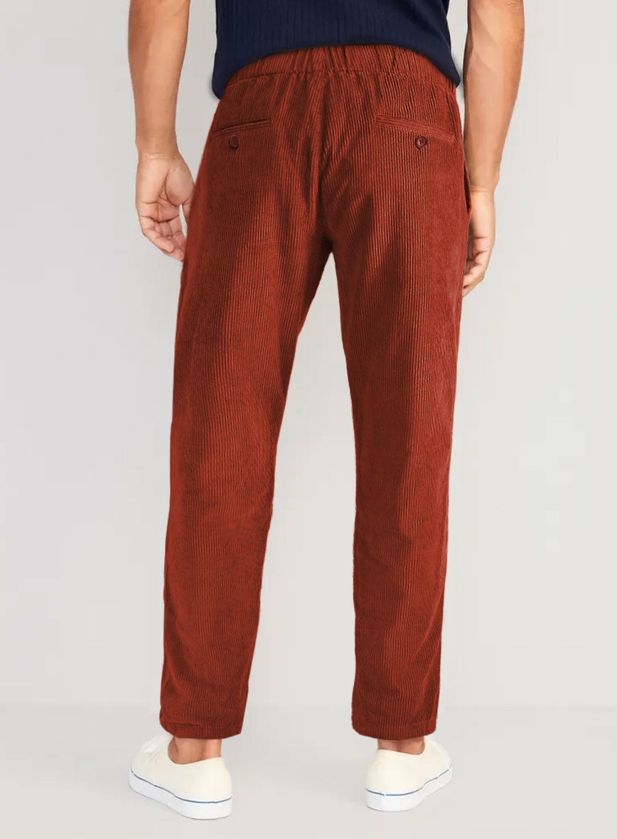 Easy Pants Burnt Sienna Corduroy - StudioSuits