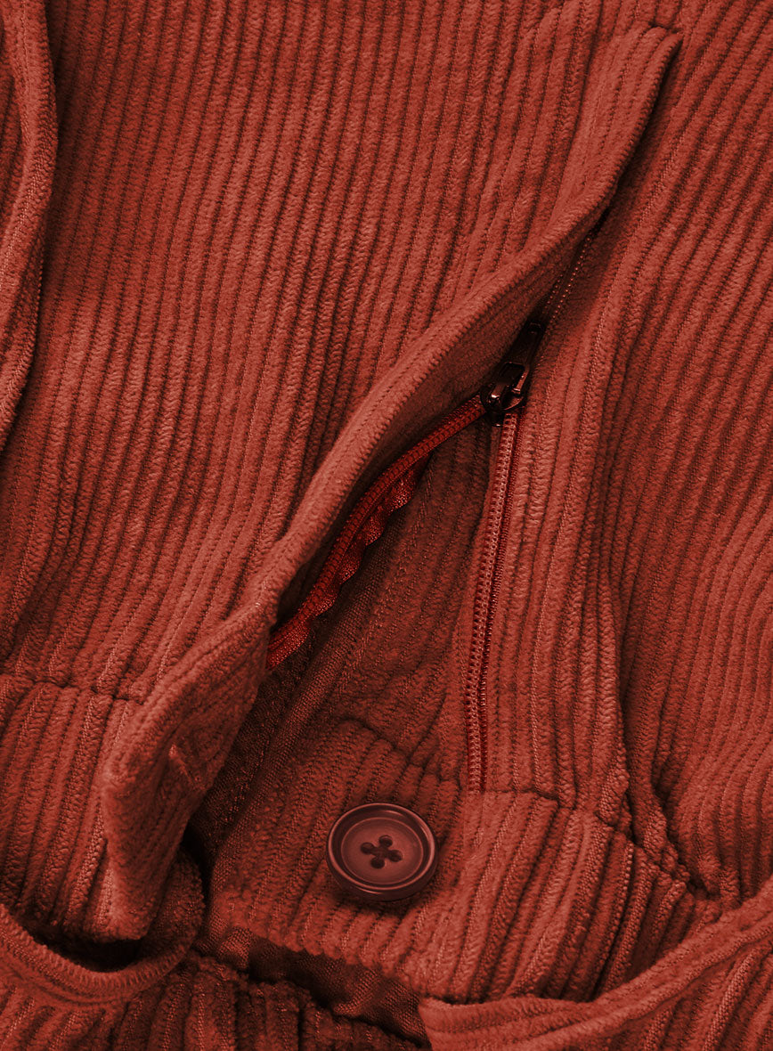 Easy Pants Burnt Sienna Corduroy - StudioSuits