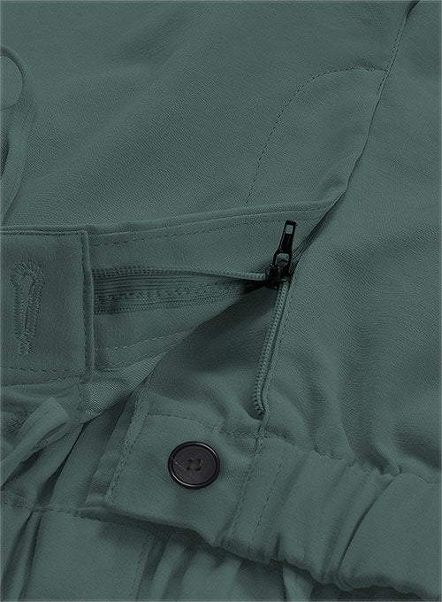 Easy Pants Gallo Green Stretch Chino - StudioSuits