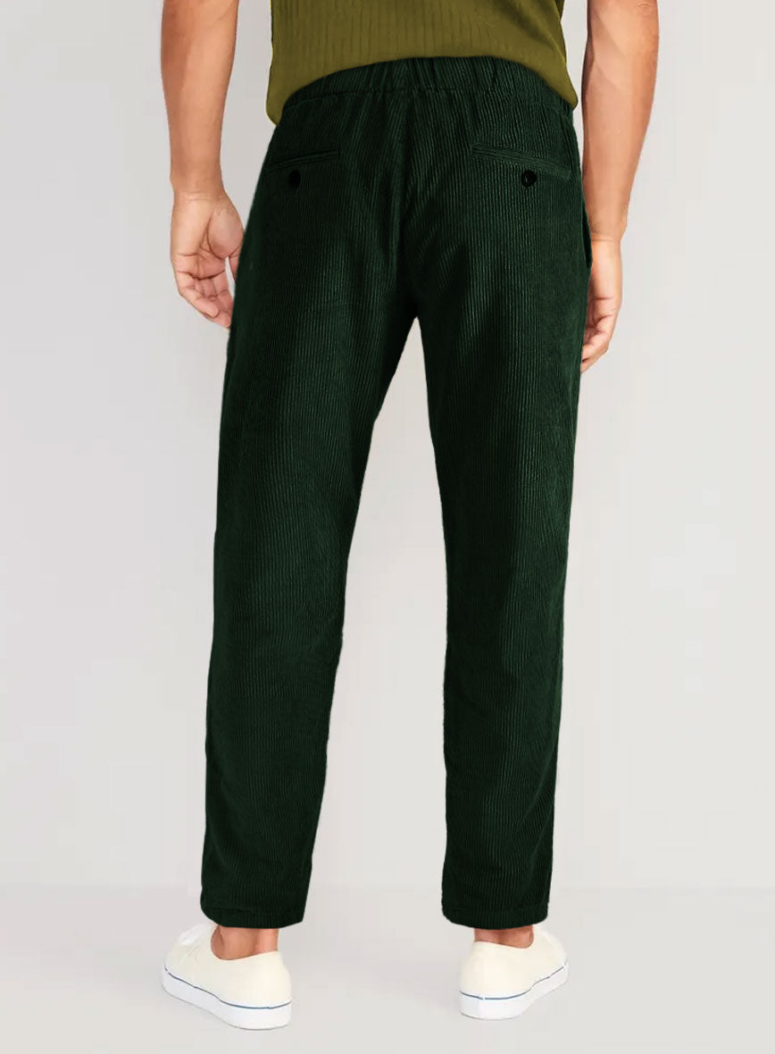 Easy Pants Green Corduroy - StudioSuits