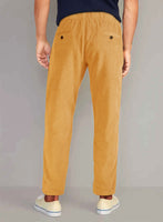 Easy Pants Naples Yellow Corduroy - StudioSuits