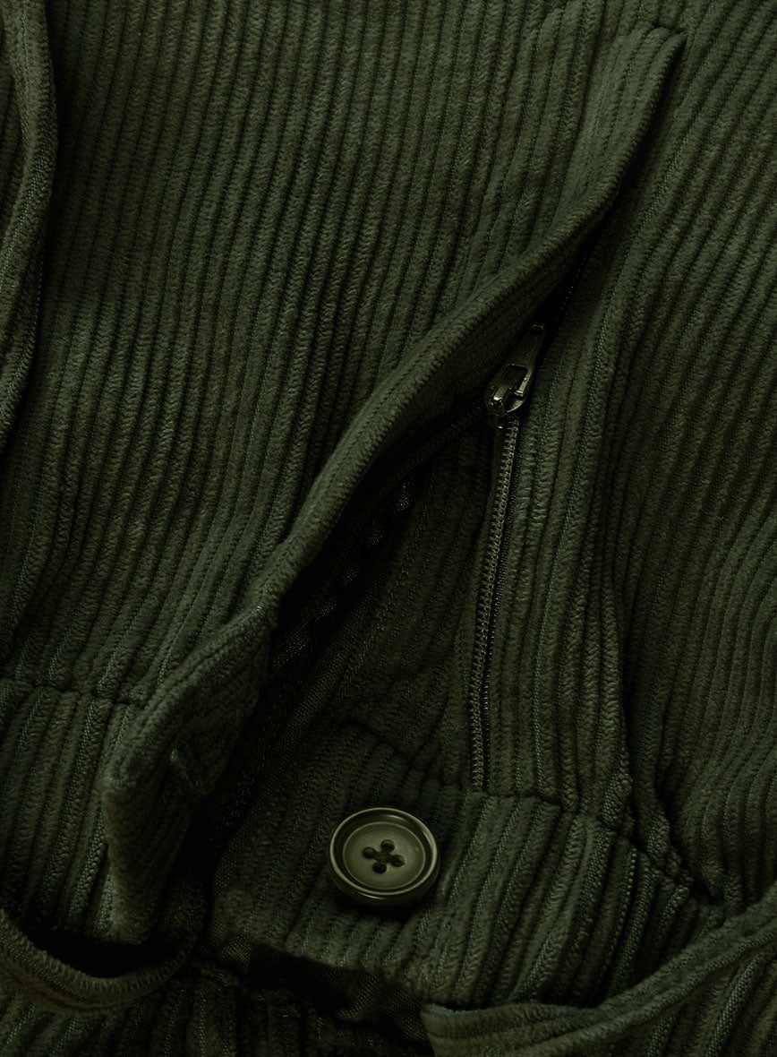 Easy Pants Olive Green Corduroy - StudioSuits