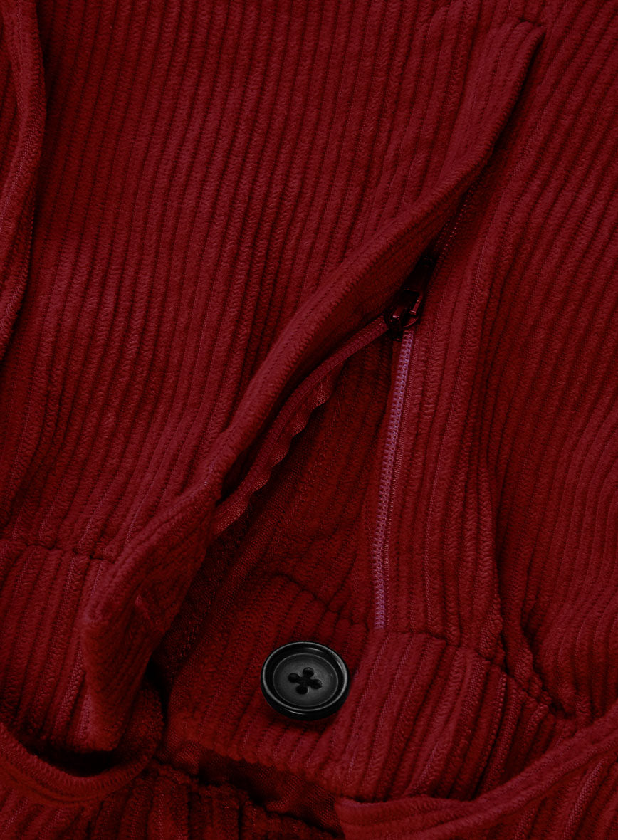 Easy Pants Red Corduroy - StudioSuits