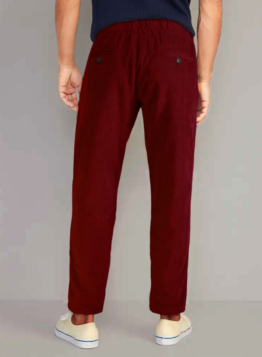 Easy Pants Red Corduroy - StudioSuits
