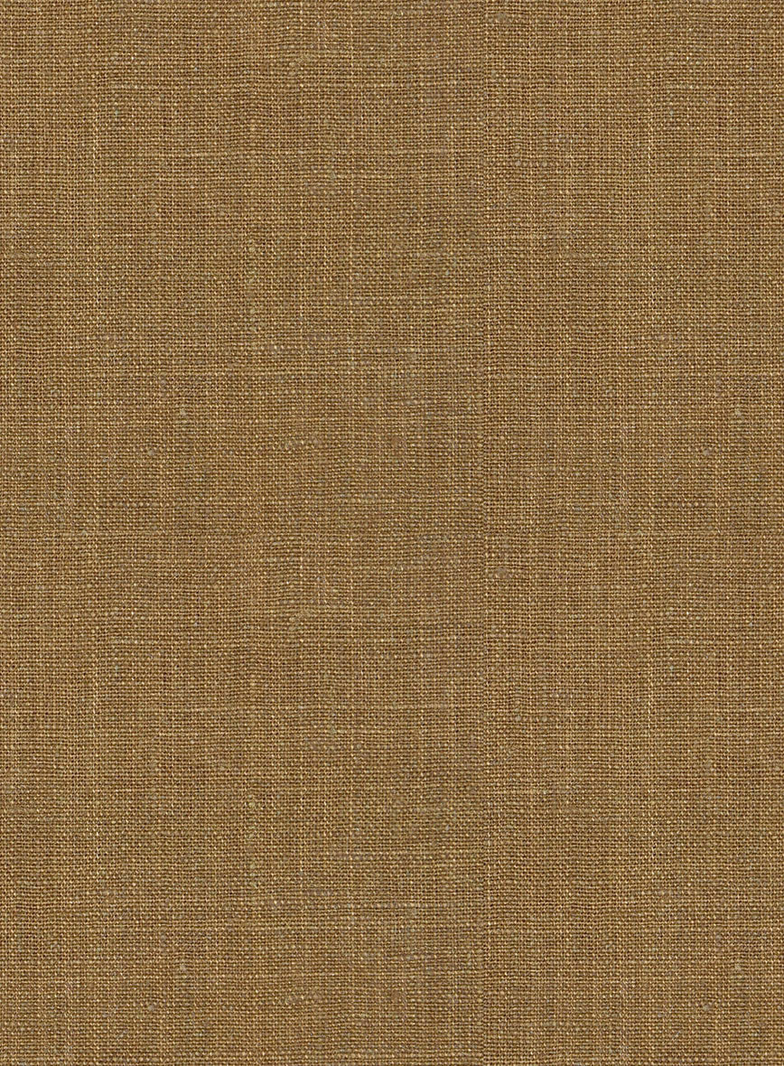 Easy Pants Sepia Brown Linen - StudioSuits