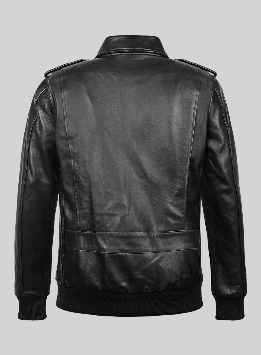 Elite Aviator Leather Jacket – StudioSuits
