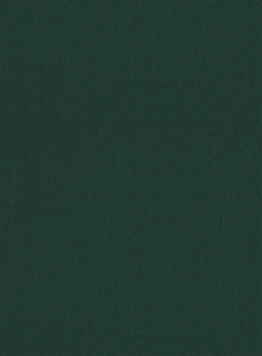 Emerald Green Stretch Poplene Shirt - StudioSuits