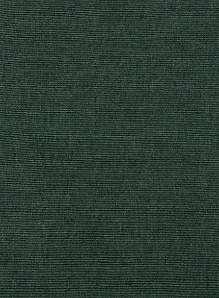 Emerald Noir Twill Cotton Shirt - StudioSuits