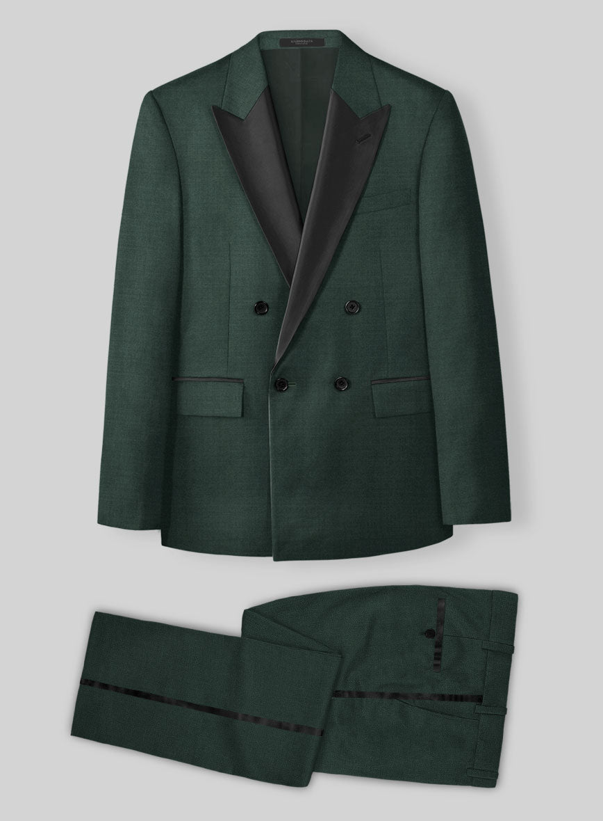 Enigma Green Double Breasted Tuxedo Suit – StudioSuits