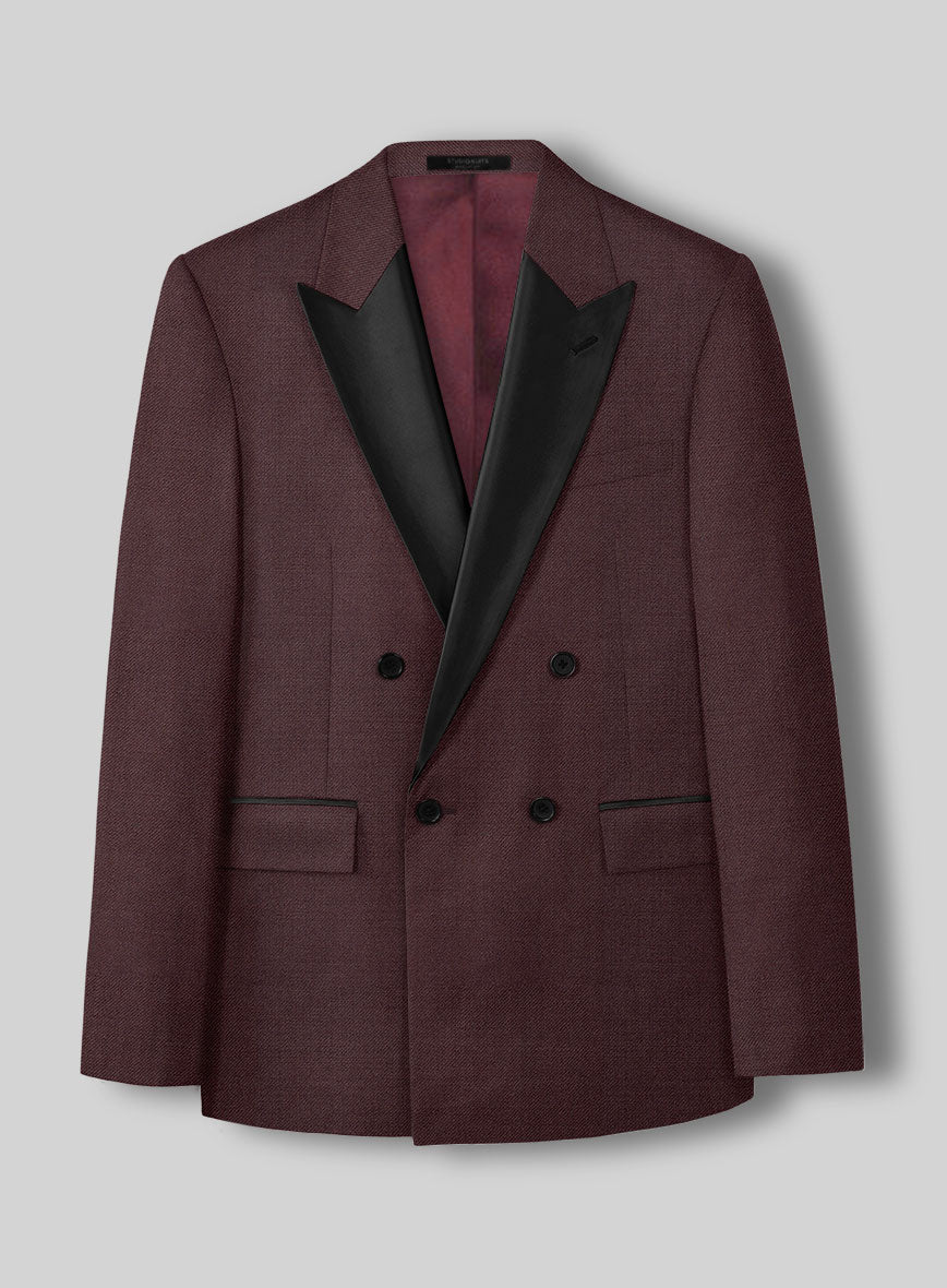 Enigma Wine Double Breasted Jacket – StudioSuits