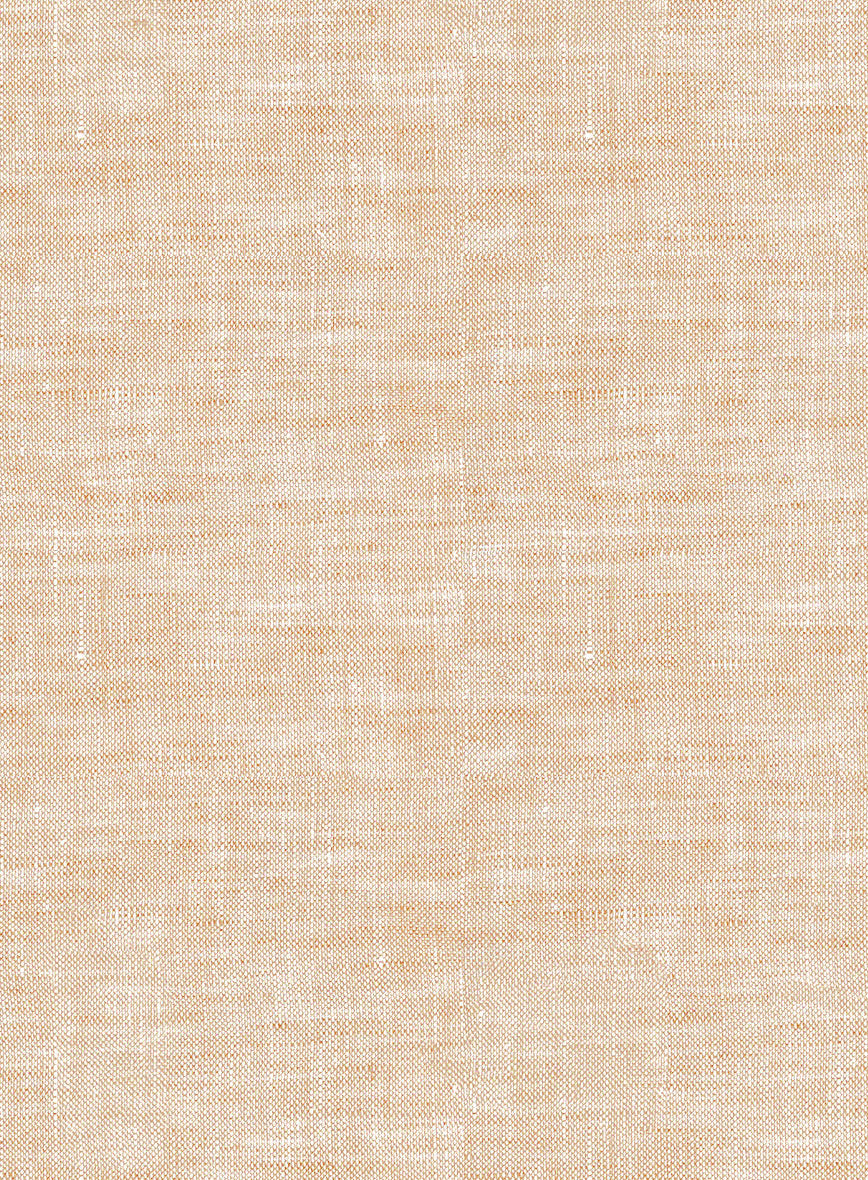 European Light Brown Linen Shirt - StudioSuits